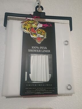 NWT Ed Hardy Shower Liner
